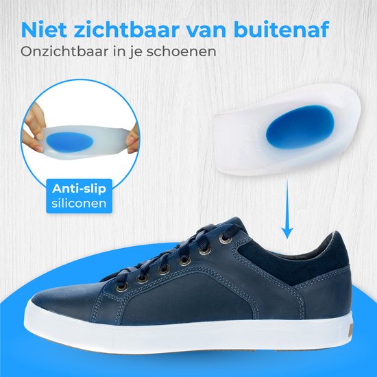 Siliconen inlegzolen tegen hielspoor klachten