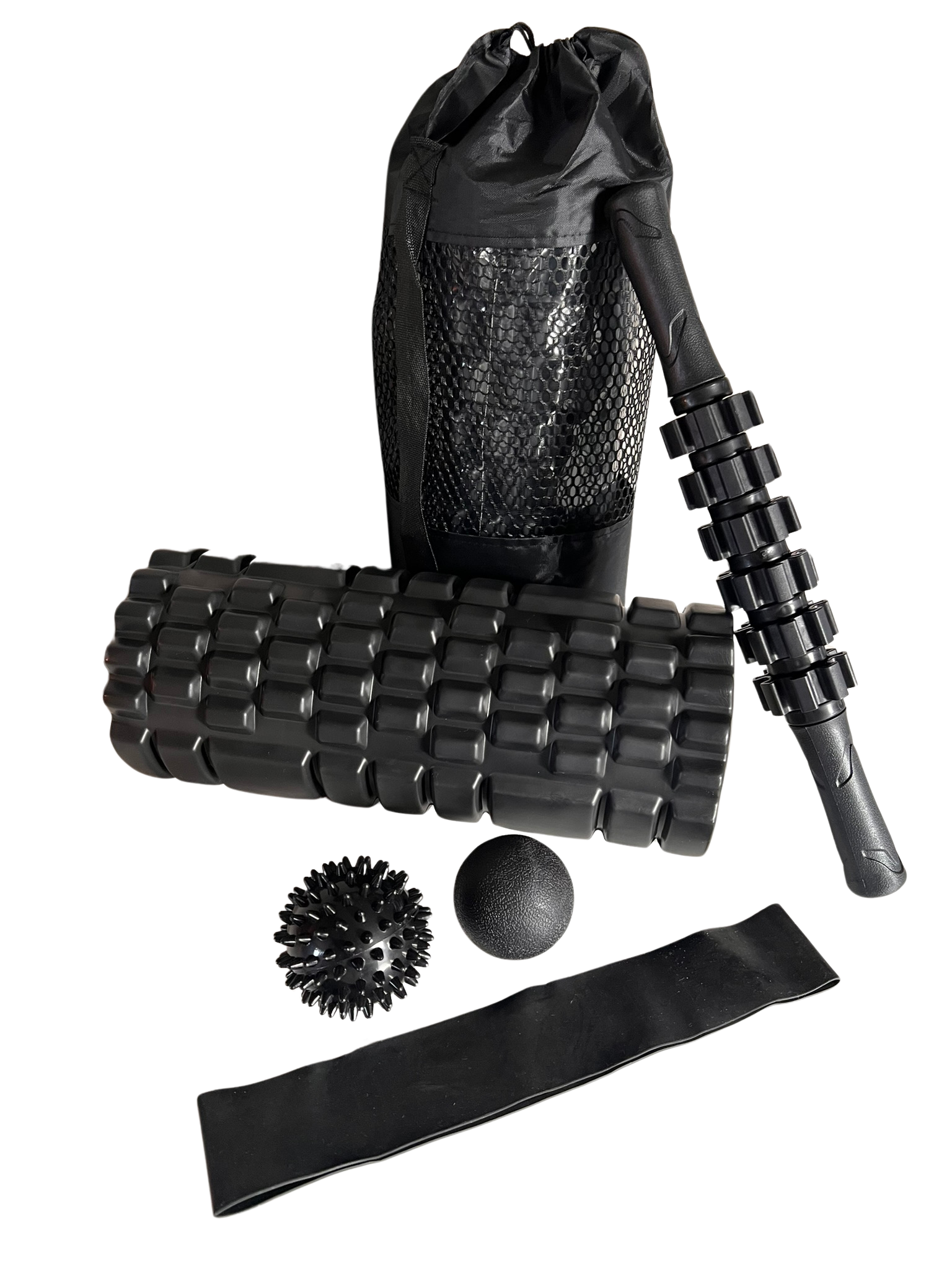 Complete massage foamroller set met handleiding