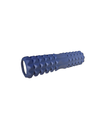 Blauwe foam roller voor spierpijnverlichting en flexibiliteit – Perfect voor sporters, yoga en pilates oefeningen