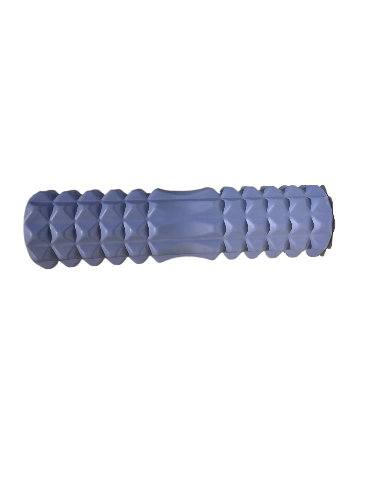 Blauwe foam roller voor spierpijnverlichting en flexibiliteit – Perfect voor sporters, yoga en pilates oefeningen