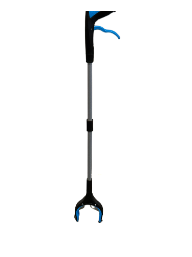 Ergonomische grijper voor ouderen, 81.28 cm opvouwbaar, met brede kaken en magnetische kop voor het oprapen van voorwerpen in de slaapkamer, keuken of badkamer