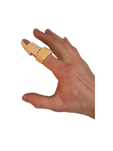 Professionele brace voor malletvinger – ondersteunt en immobiliseert het vingertopje