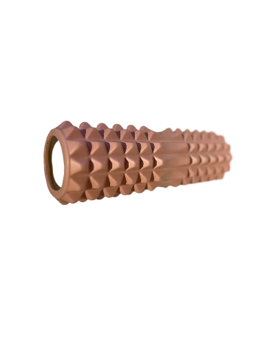 Roze foam roller voor spierherstel en flexibiliteit – Ideaal voor yoga, pilates en dagelijkse foam rolling oefeningen