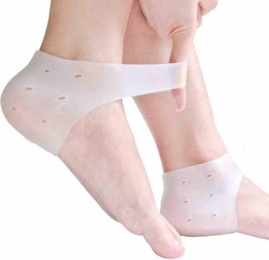 Siliconen gelsokken voor verlichting bij hielpijn