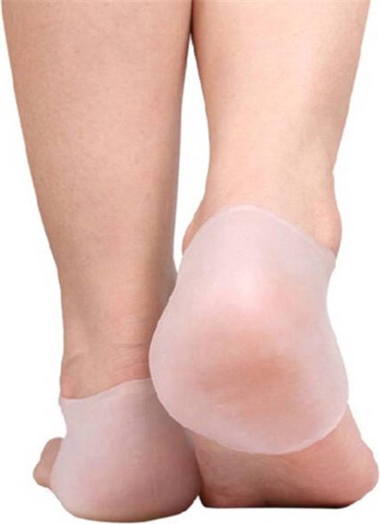 Illustratie van gebruik bij pijn onder de hak.