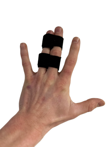 Set Finger Buddy Wraps met klittenband, ideaal voor kneuzingen en breuken.