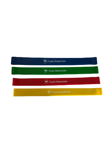 Weerstandsbanden voor krachtoefeningen in verschillende sterktes