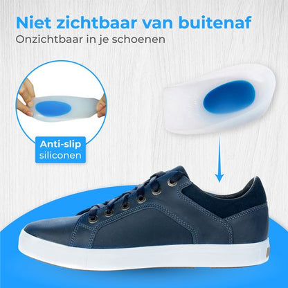 Siliconen inlegzolen tegen hielspoor klachten