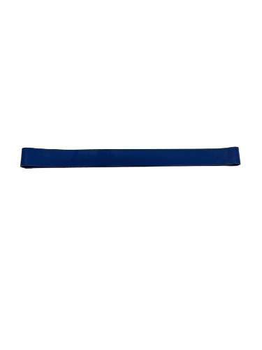 Blauwe weerstand band voor zware krachttraining (± 15-20 kg).