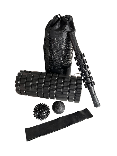 Complete massage foamroller set met handleiding