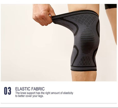 Hoogwaardige compressie brace knie - met antislip rand 