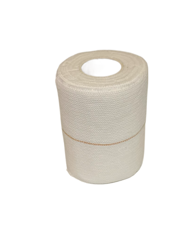 Elastisch Adhesive Bandage gebruikt als stabiliserende laag tijdens intensieve fysieke activiteiten.