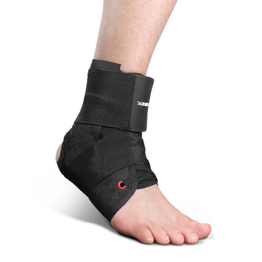 Enkelbrace met maximale ondersteuning en vetersysteem voor stabiliteit bij enkelblessures