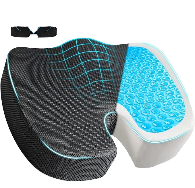 Ergonomisch coccyx zitkussen voor comfortabel zitten bij stuitpijn en rugklachten