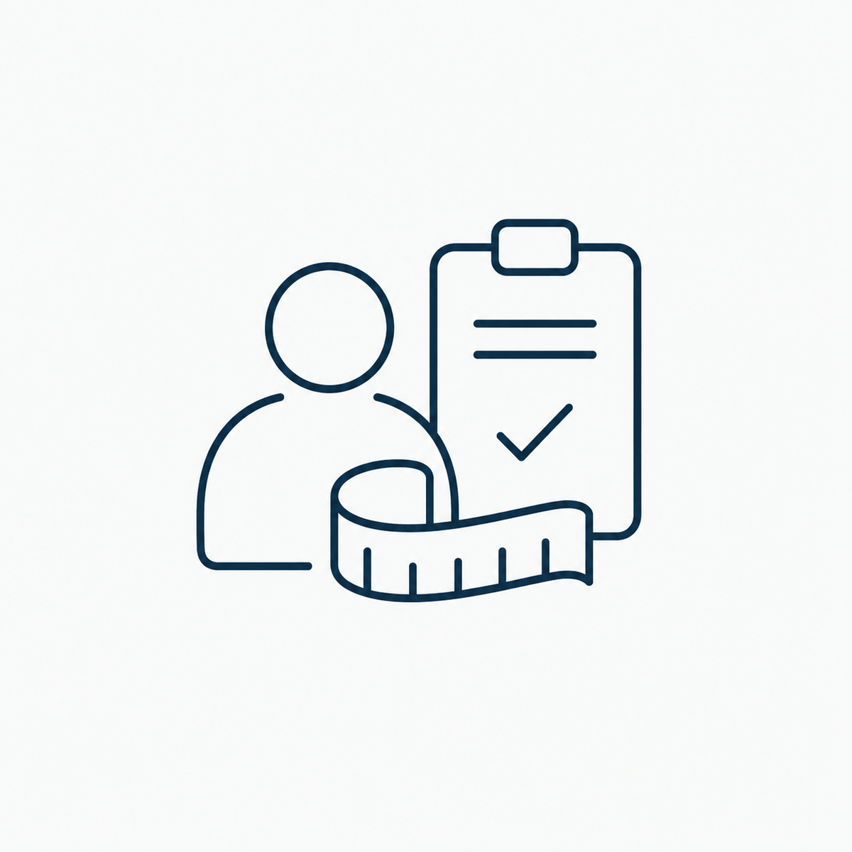 Icon van hulp bij de juiste producten kiezen