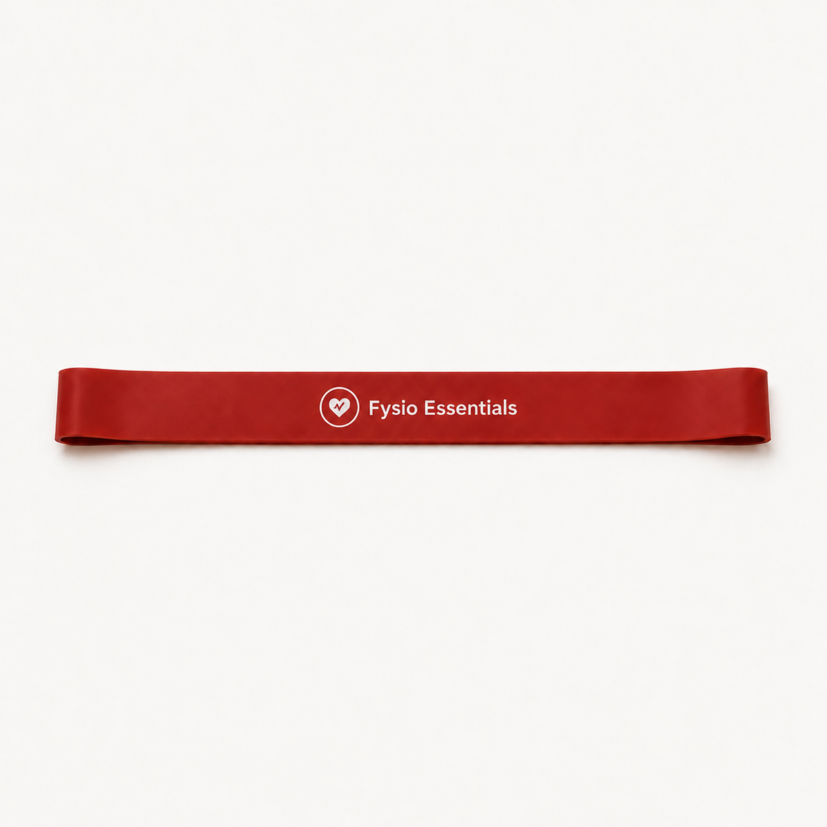 Rode Fysio Essentials weerstandsband van 5-10 kg voor middelzware training, spierversterking en oefeningen