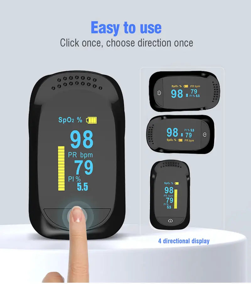 Compacte en gebruiksvriendelijke saturatiemeter - Ideaal voor thuisgebruik