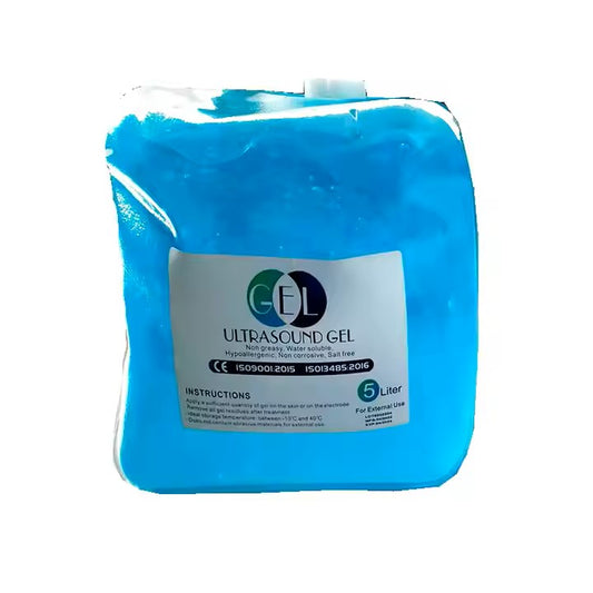 Ultrasound gel 5 liter voor fysiotherapie en medische echoapparatuur

