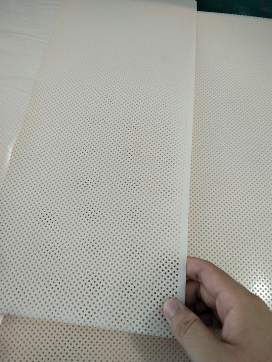 Vormbaar spalkmateriaal 60×45 cm diagonaal in beeld – thermoplastisch materiaal voor maatwerkspalken