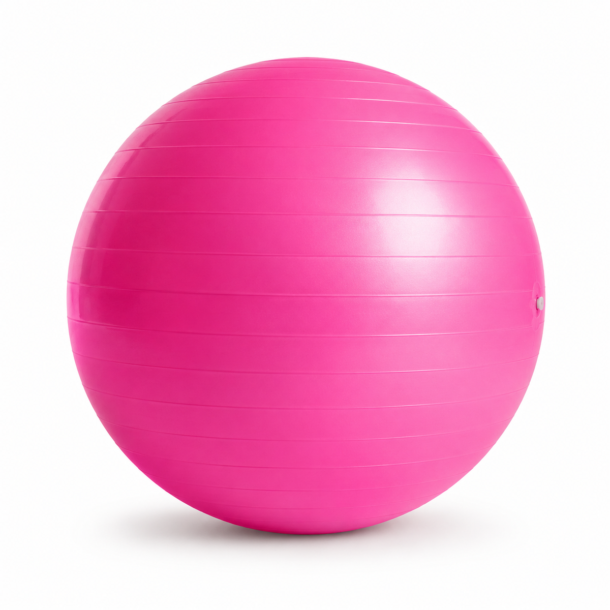 Roze yogabal voor stabiliteit, core en coördinatie oefeningen